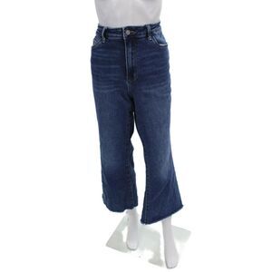 Bayeas Womens Cotton Dneim Five Pocket High-Rise Bootcut Jeans Blue Size 32